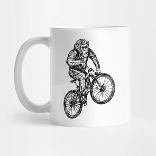 SEEMBO Chimpanzee Cycling Bicycle Bicycling Biking Riding Bike Mug